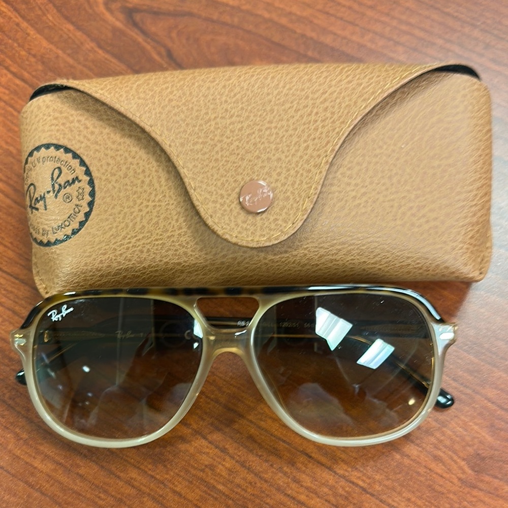 Ray-Ban Brown Aviator Sunglasses